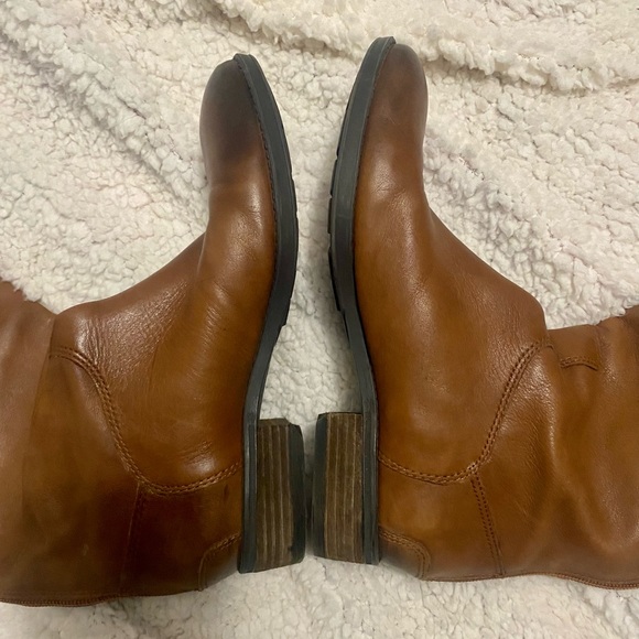 SOLD! Sam Edelman Women's Penny Classic Equestrian Brown Leather Knee High Boots - Picture 11 of 16